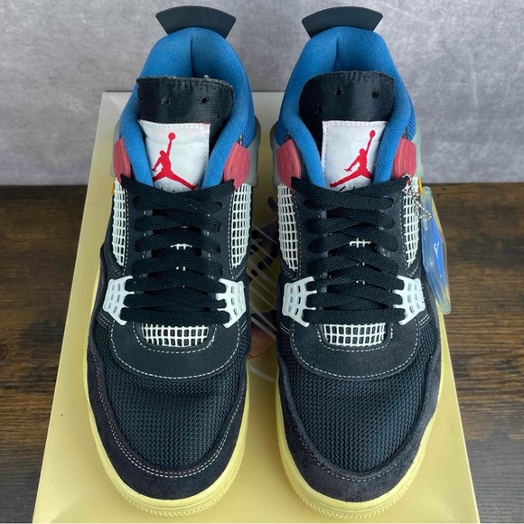 Air Jordan 4 Retro x Union LA Off Noir Size 9.5 DC9533-001 Men’s Shoes OG Rare - Picture 5 of 10